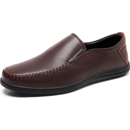 New Arrival Casual Shoes Mens Moccasins Shoes for Men Comfort Shoes Brand Fashion Flat Loafers Retro Elegantes Handmad Footwear