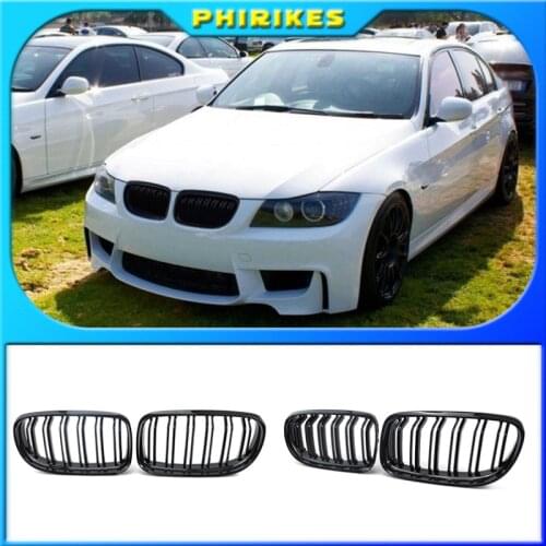 New Front Hood Kidney Grille Bumper Single Dual Grill Fit For BMW 3-Series E90 E91 2009-2012,Car accessories Replacement Part