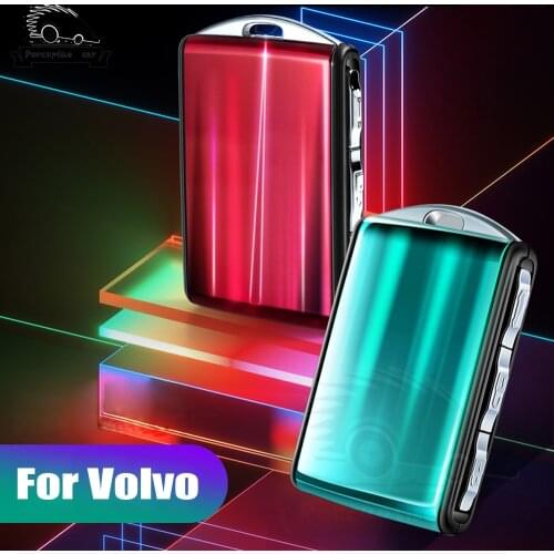 New resin ABS Car Key Cover Case For Volvo XC40 XC60 S90 XC90 V90 2017 2018 T5 T6 2015 2016 T8 Keychain Alarm Car Remote Control