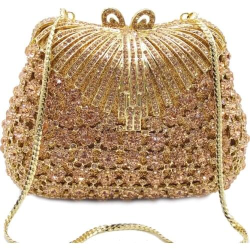 New Fashion Ladies Crystal Handbags and Purses Wedding Bags for Women Luxury Handbags Women Bags Designer High Quality clutch