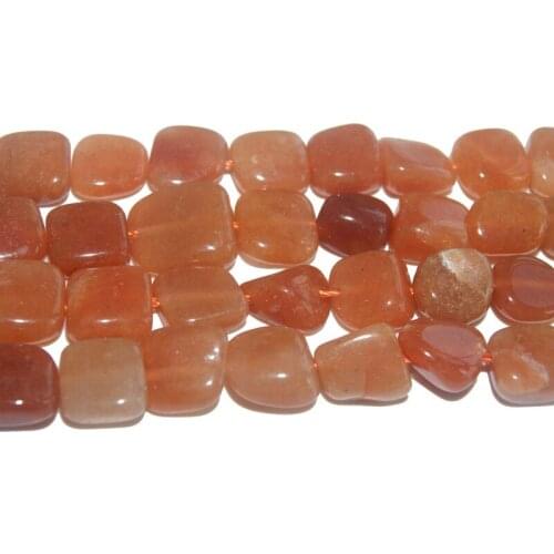 Wholesale Natural Stone 5-12MM Irregular Red Aventurine Stone Beads For Jewelry Making DIY Bracelet Necklace Material Strand