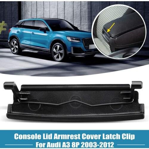 2pc Plastic Center Console Lid Car Armrest Cover Latch Clip Cover Latch Clip Catch For Audi A3 8P 2003 2004 2005 2006 2007~2013