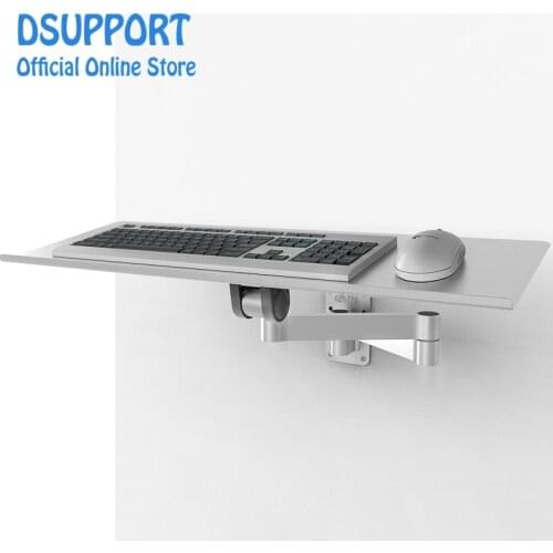 Dual use monitor and keyboard tray Wall mount foldable keyboard tray holder size 61*19.5cm wall mount Keyboard Tray