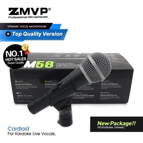 New Package!! Grade A Quality SM58S Professional Wired Microphone SM58SK with ON/OFF Switch For Performance Live Vocals Karaoke