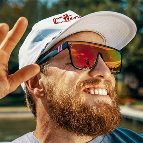 2021 Vintage Oversized Square Sunglasses Women Luxury Brand Fashion Flat Top One Piece Sun Glasses Men Gafas Shade Mirror UV400