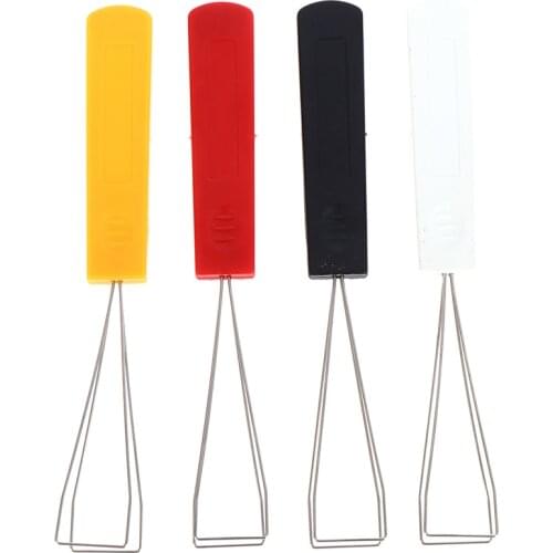 1pc Steel Wire Keyboard Key Keycap Puller Plastic Handle Remover With Unloading Steel Cleaning Tool