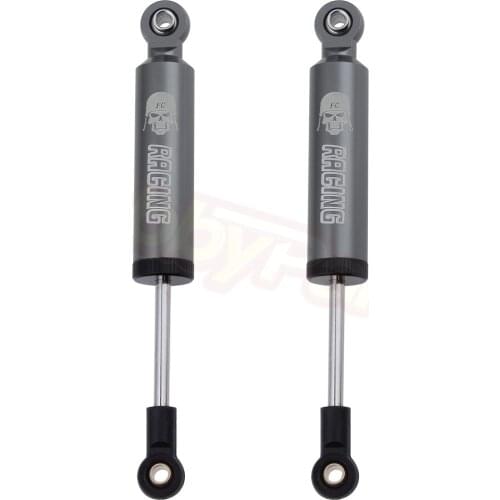 2PCS Aluminum 1/10 RC Crawler Shock Absorber Internal Spring Dampers Air Shocks for Traxxas TRX4 Axial SCX10 CC01 RC4WD Models