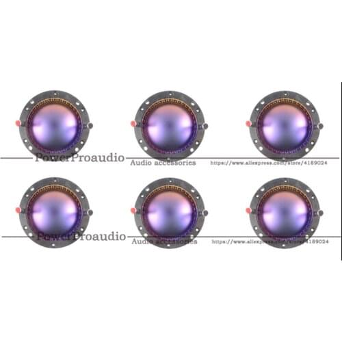 6pcs Diaphragm for P Audio SD-75BF for SD75BN Driver VC76.2mm Blue Titanium CCAR Flat Wire