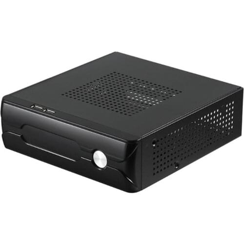 Desktop Power Supply Gaming HTPC Host Enclosure Mini ITX Computer Case Chassis