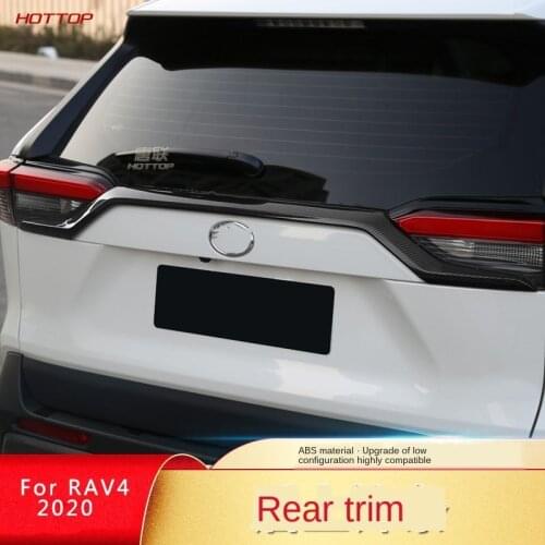For Toyota RAV4 2020 5th Rear Door Trunk Decoration Strip Modified Body Trunk Decoration Bright Strip