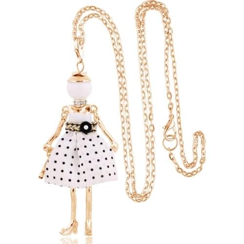 Statement Women Long Necklace Cute Female Charm Big Pendant Girl Fashion Jewelry Party Christmas Gift