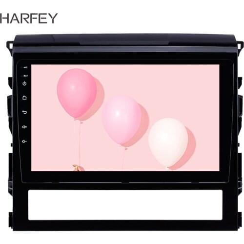 Harfey 9 inch Android 8.1 radio Bluetooth GPS Navi For Toyota Land Cruiser 200 2016 TPMS DVR OBD II USB SD 3G WiFi SWC 1080P AUX