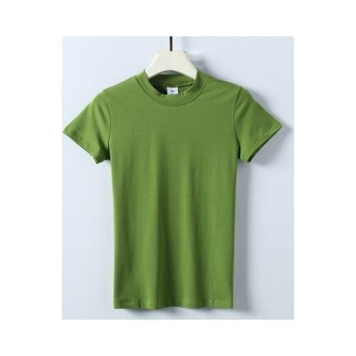 Summer 2020 short sleeve red t shirt Women Top Garment