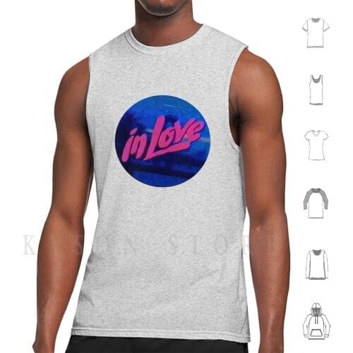In Love Tank Tops Vest Sleeveless Vaporwave Aesthetic Chillwave Hit Vibes Vhs Mega Arizona Future Funk Experimental Eco