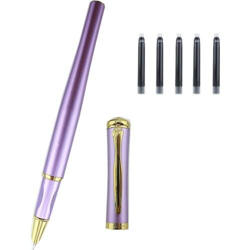 New Style Luxury PAILI 627 Fountain Pen 0.38mm Nib Ink Pen Financial Office Supplies for Gift
