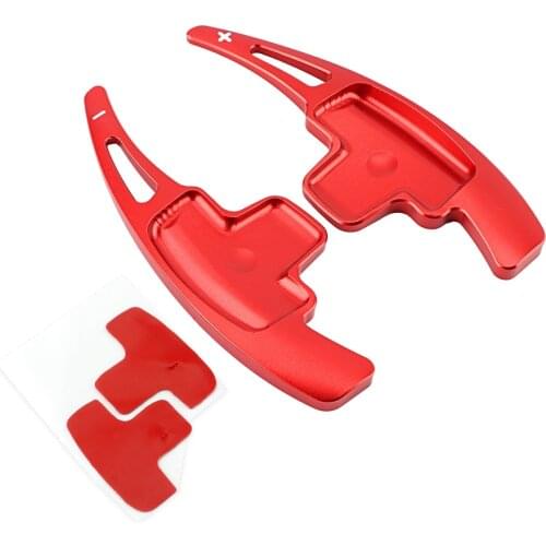 1 Pair Car Steering Wheel Shift Paddles With Stickers Aluminum Alloy Steering Wheel Extensions For Mercedes-Benz A B E R Class