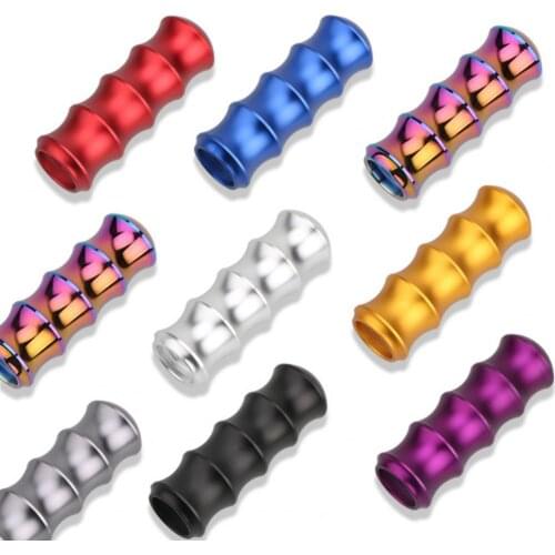 Gear Stick Bamboo Type Anti-slip Aluminum Alloy Non-skid Shifter Gear Knob for Car