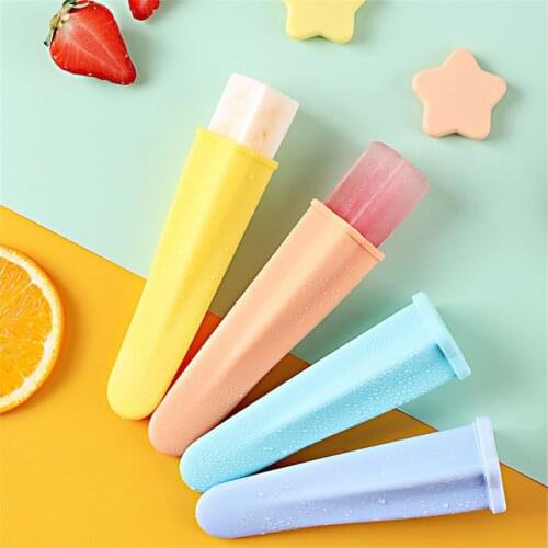 Silicone Ice Stick Molds Form for Ice Cream Maker DIY Summer Frozen Ice Cream Mold Kitchen Tools Food Grade Popsicle Maker