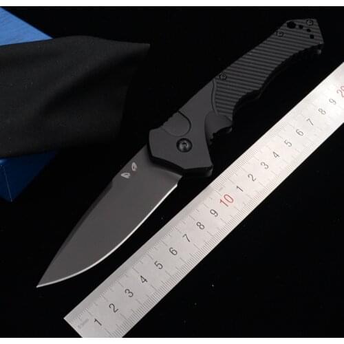 JUFULE Made 9600BK D2 blade Aluminium handle folding hunt camp Pocket outdoor Survival dinner EDC Tool Tactical kitchen knife