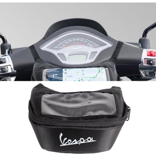 Scooter Storage Bag Waterproof Navigation Bags Case for Vespa GTS GTV LX LXV Sprint Primavera