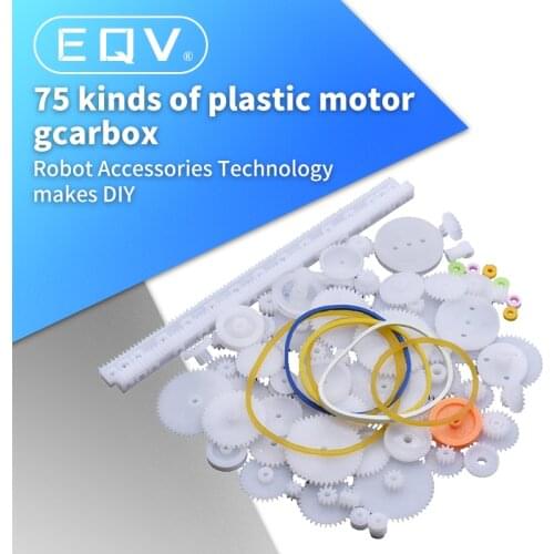 Smart Electronics 75PCS/lot Plastic Gear,Rack,Pulley,Belt,Worm Gear,Single-and Double-gear 8-56 Teeth