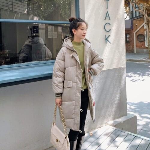 Winter Coat Women Hooded Parka Puffer Jacket Jackets for Women 2021 Down Coats Female Midi Casual Clothes Casaco Feminino HLY207