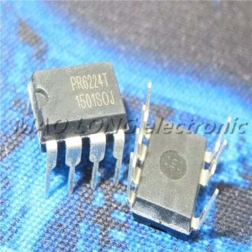 10PCS/LOT PR6224T PR6224 DIP-8 PWM control/power chip New In Stock Quality 100