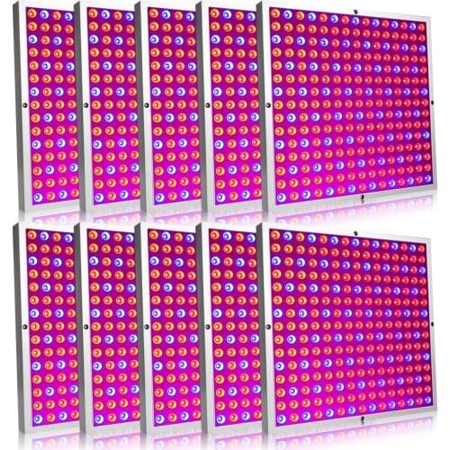 10 X Reflector 225LED Grow Light 45W Full Spectrum for Indoor Grow Tent/Greenhouse Aquarium Hydroponic Plant Flowering Growing
