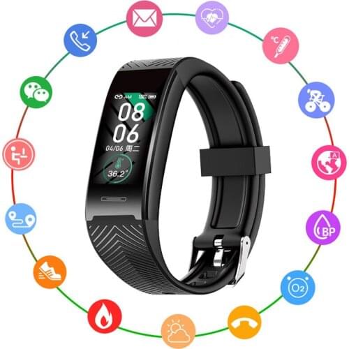2021 new smart bracelet B7 Pro real-time heart rate 24-hour body temperature measurement smart watch customization