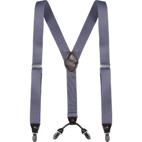 2020 Purchasing Festival Promotion 3.5cm Y-Shape 4 clips suspender mens suspender suspensorio masculino for Man or woman gifts