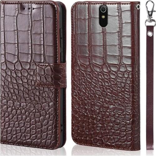 Crocodile texture phone case for Sony Xperia C5 Case flip leather Cover for Sony Xperia C5 Ultra Dual E5553 E5506 E5533 case