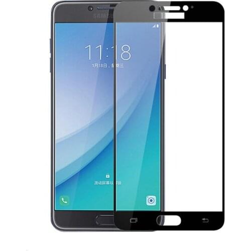 For Samsung Galaxy C7 Pro SM-C7010 5.7 Full Cover Tempered Glass Screen Protector For Galaxy C7 Pro 2017 full Cover glass Film