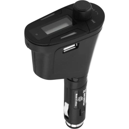 LED FM Transmitter Bluetooth 5.0 Handsfree Car Kit Audio MP3 Player 2.1A USB Fast Charger Auto FM Modulator