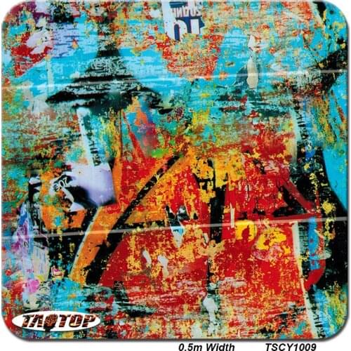 Hydrographic Film TSCY1009 0.5M * 100M Liquid Image Hydrographic Film Water Transfer Printing Film