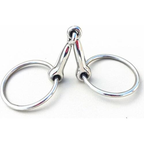 Stainless Steel Ring Snaffle Bit 11cm Mouthpiece Ponys Bit Horse Equipment