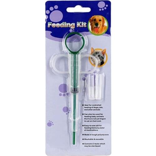 Push-type pet medicine feeder, comfortable model for dogs and cats, wet and dry medicine feeder, tablet liquid universal