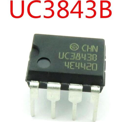 10PCS UC3843 DIP8 UC3843B UC3843BN DIP 3843 UC3843AN DIP-8 new and original IC Chipset