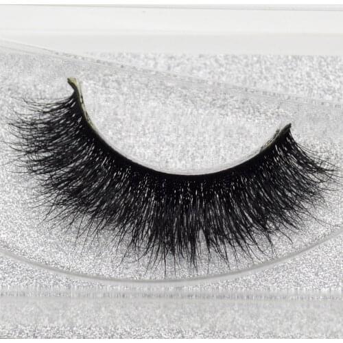 Visofree Mink False Eyelashes Classic Collection Upper Lashes Natural & Lightweight Mink Lashes 1 pair Glitter Packaging A09