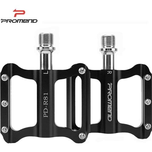 PROMEND Road Bike Pedals Ultralight Anti-slip Bicycle Pedals Aluminum Alloy Sealed 3 Bearing Pedals Bike Parts Pedals