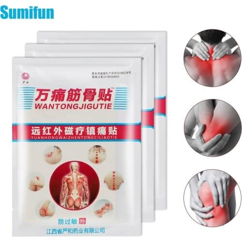 8pcs Pain Relieving Arthritis Plaster Chinese Herbal Extract Patch Neck Shoulder Joint Knee Lumbar Ache Body Massage Sticker