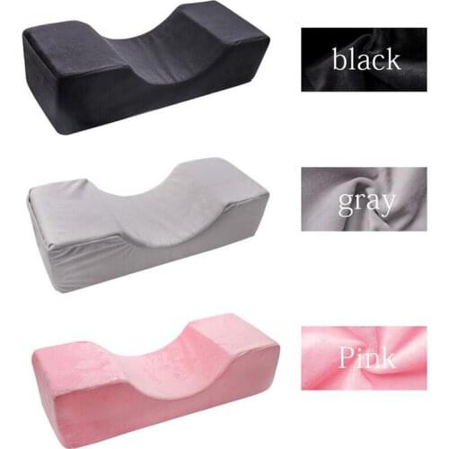 Professional Lash Pillow Neck Support Eyelash Pillow Soft Grafting Eyelashes Memory Foam Eyelash Extension Pillow Makeup Salon