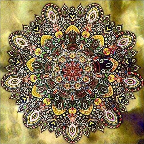 Religion Mandala DIY Embroidery Cross Stitch 11CT Kits Needlework Craft Set Cotton Thread Printed Canvas Home Dropshipping