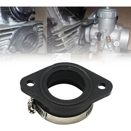 Motorcycle Carburetor Intake Manifold Rubber Interface Adapter for PWK32 34MM