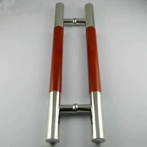 600mm stainless steel big gate door handles Rose wood KTV office hotel wood door glass door pulls handles