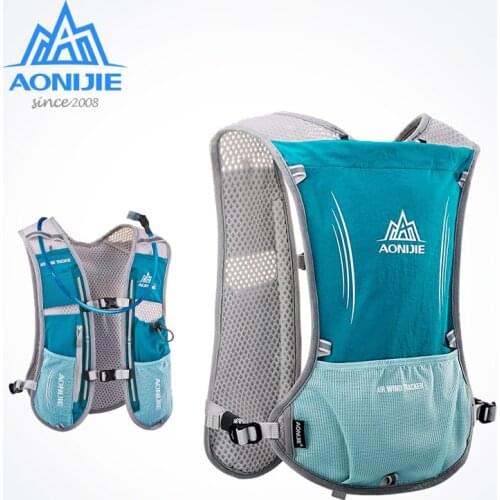 AONIJIE Hydration Vest Pack 5L Ultralight Running Backpack Outdoor Sports Bag For Trail Racing Marathon Camping Hiking E913S