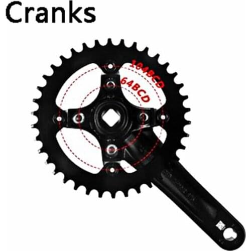 Bicycle Crank & Chainwheel 104BCD170mm 175mm Cranks 30/32/34/36/38/40/42/44/46/48/50/52T Sprocket With Mountain Bicycle Crankset