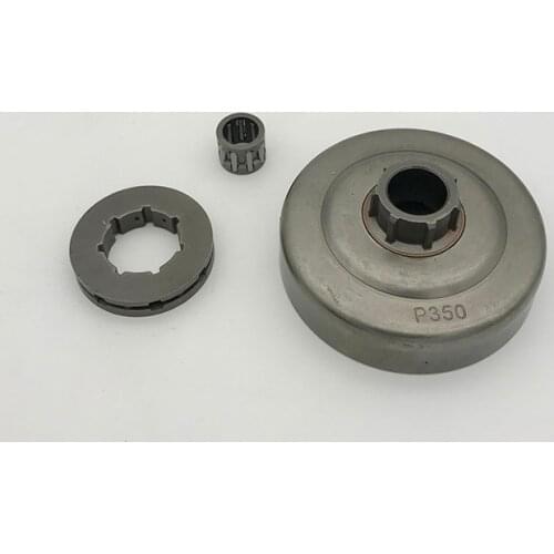 HUNDURE .325" 8 Teeth Clutch Drum Sprocket Rim Cage Bearing Fit For PARTNER 350 351 Chainsaw Parts