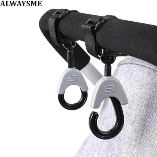 ALWAYSME 2PCS-Pack Baby Stroller Hook Hanger