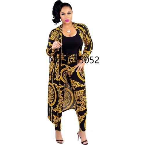 2020 New African Print Elastic Bazin Baggy Pants Rock Style Dashiki SLeeve Famous Suit For Lady/women coat and leggings 2pcs/set
