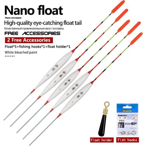 3pcs/Lot Model 3D Printing Fishing Floats Colorful Boya Composite Nano Buoy Shallow Water Bobber Carp Fishing Tackle Accessories